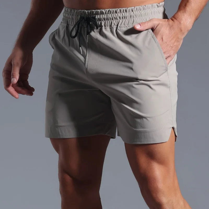 Slate Athletic Drawstring Shorts