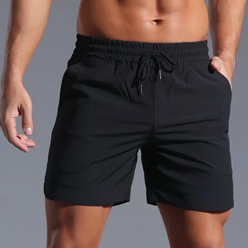 Slate Athletic Drawstring Shorts